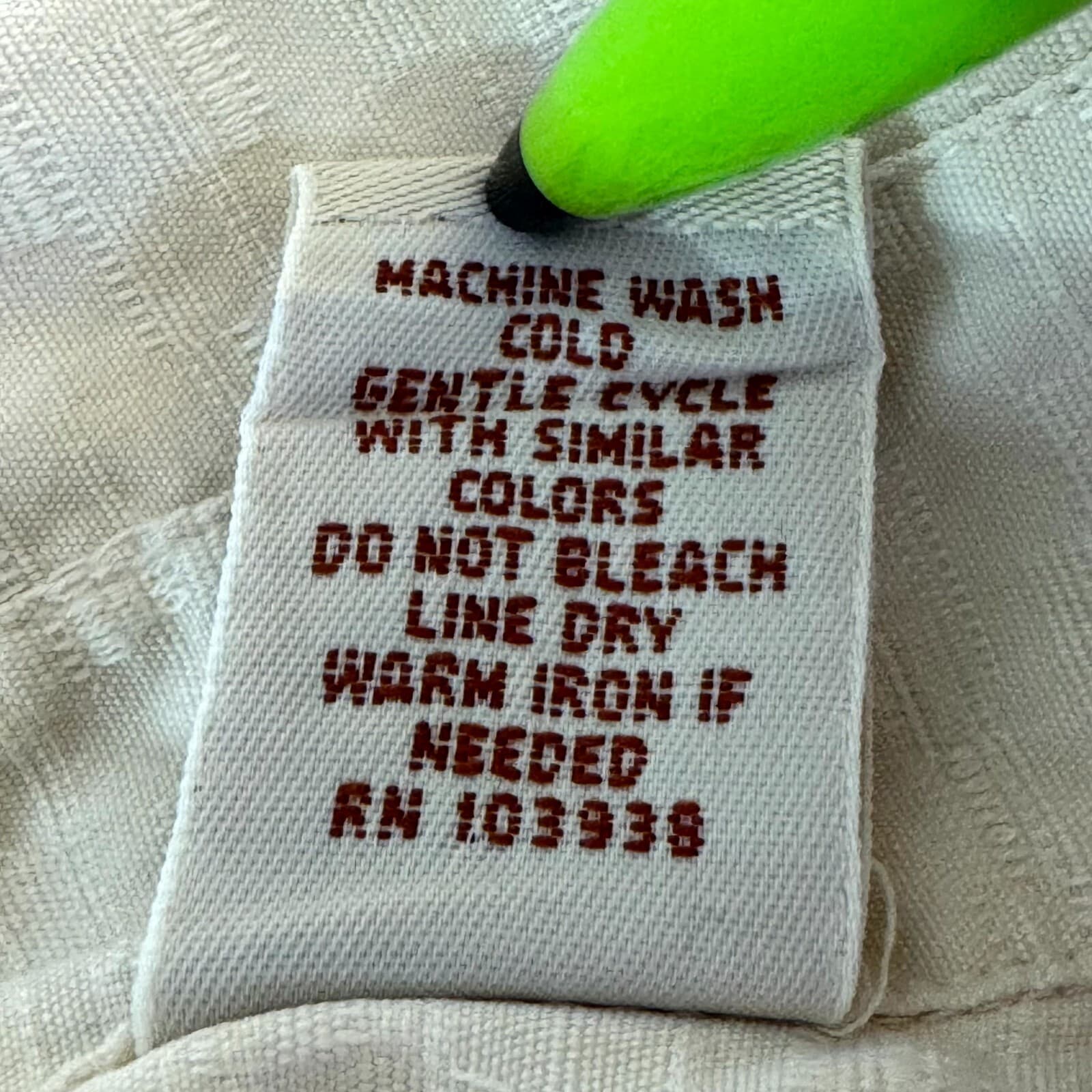 Caribbean Men’s Shirt XLT Cream Floral Silk Cotton Short Sleeve Casual Button-Up - Thumbnail 14