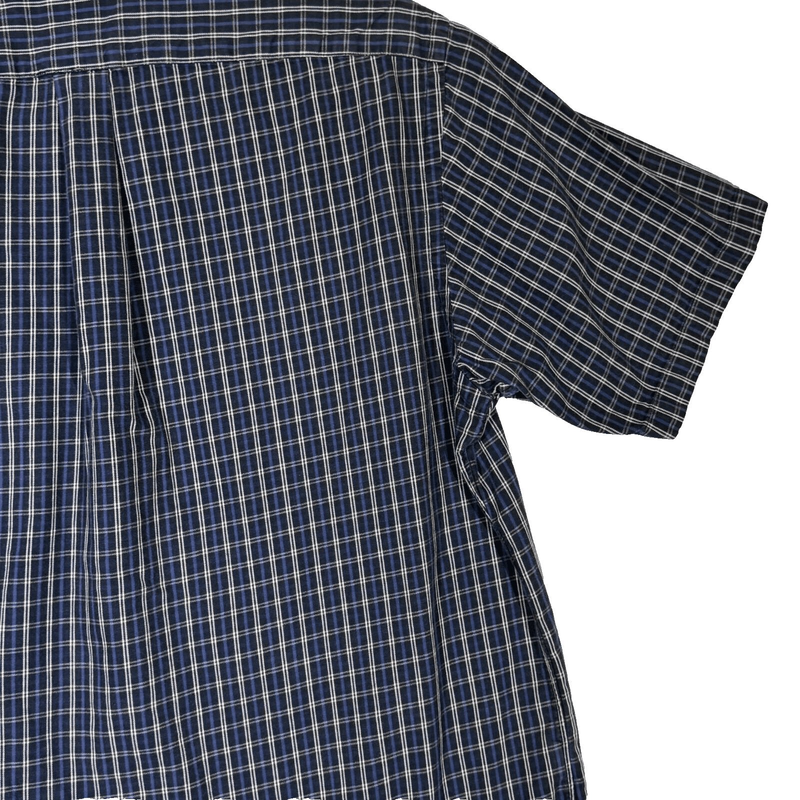 Ralph Lauren Jeans Co Shirt Mens Large Blue Plaid 100% Cotton Button Down - Thumbnail 13