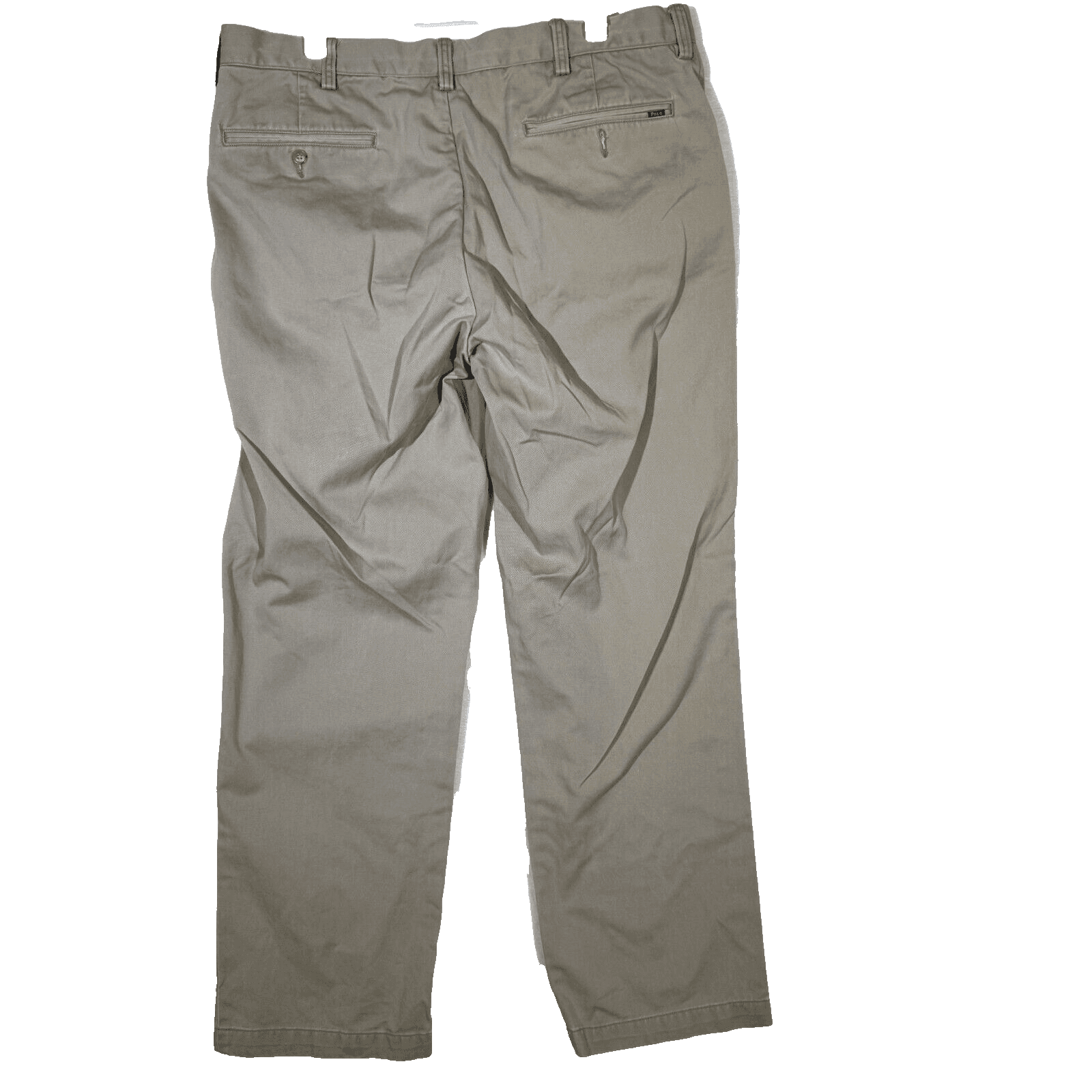 Polo Ralph Lauren Pants Mens 36x30 Beige 100% Cotton Classic Fit Straight Leg - Thumbnail 2