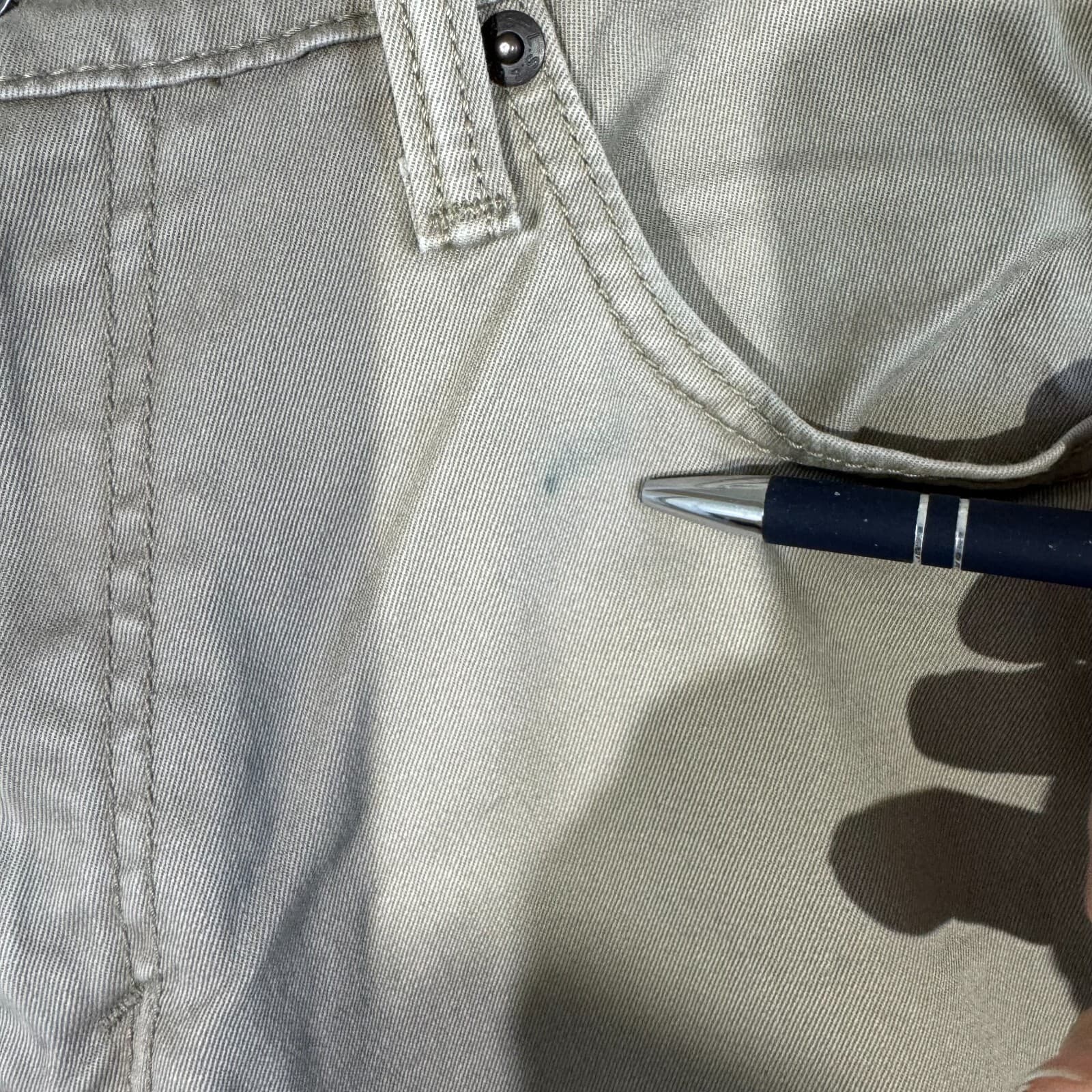 Levi’s 541 Jeans Men 35x32 Athletic Fit Stretch Beige Straight Leg - Thumbnail 7