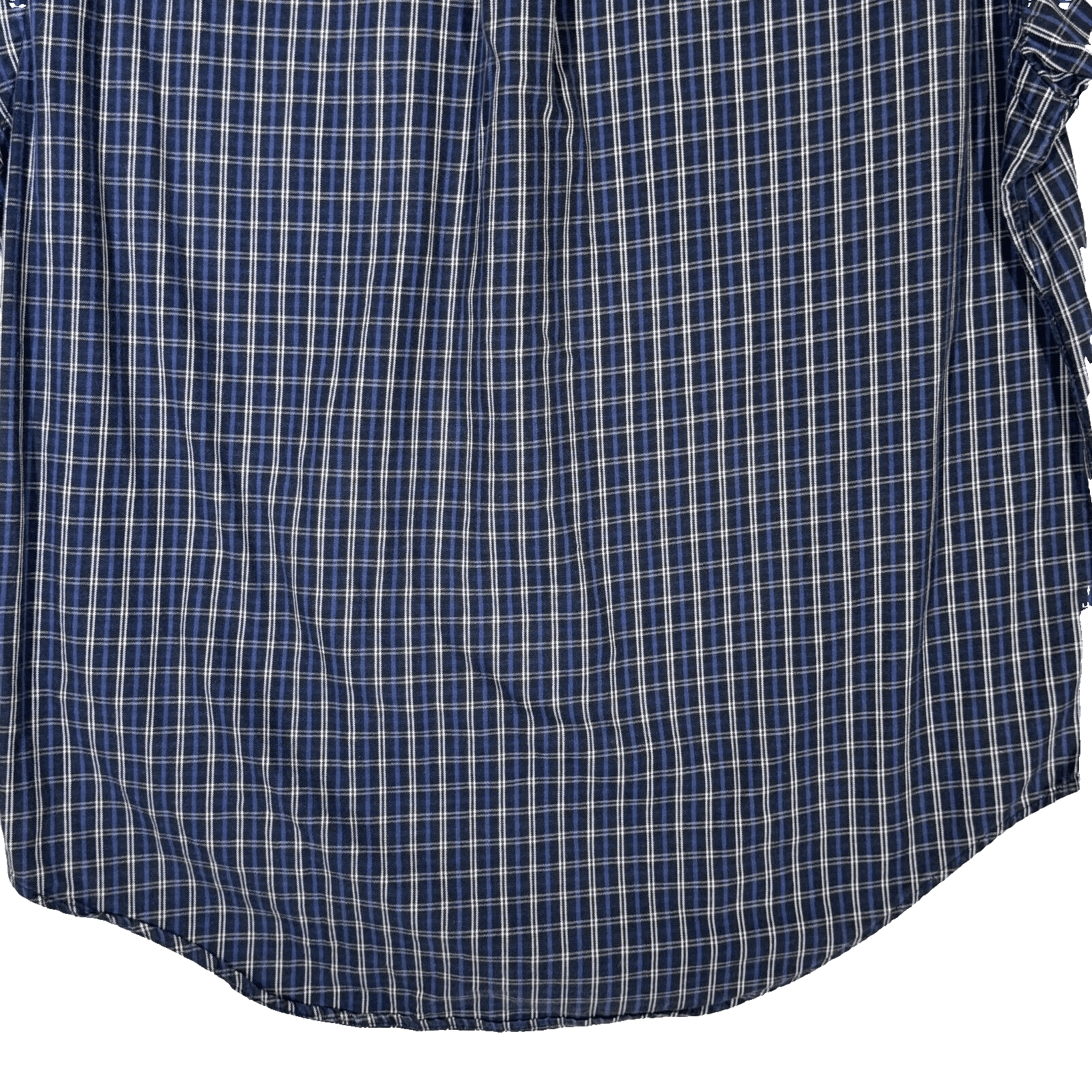 Ralph Lauren Jeans Co Shirt Mens Large Blue Plaid 100% Cotton Button Down - Thumbnail 14