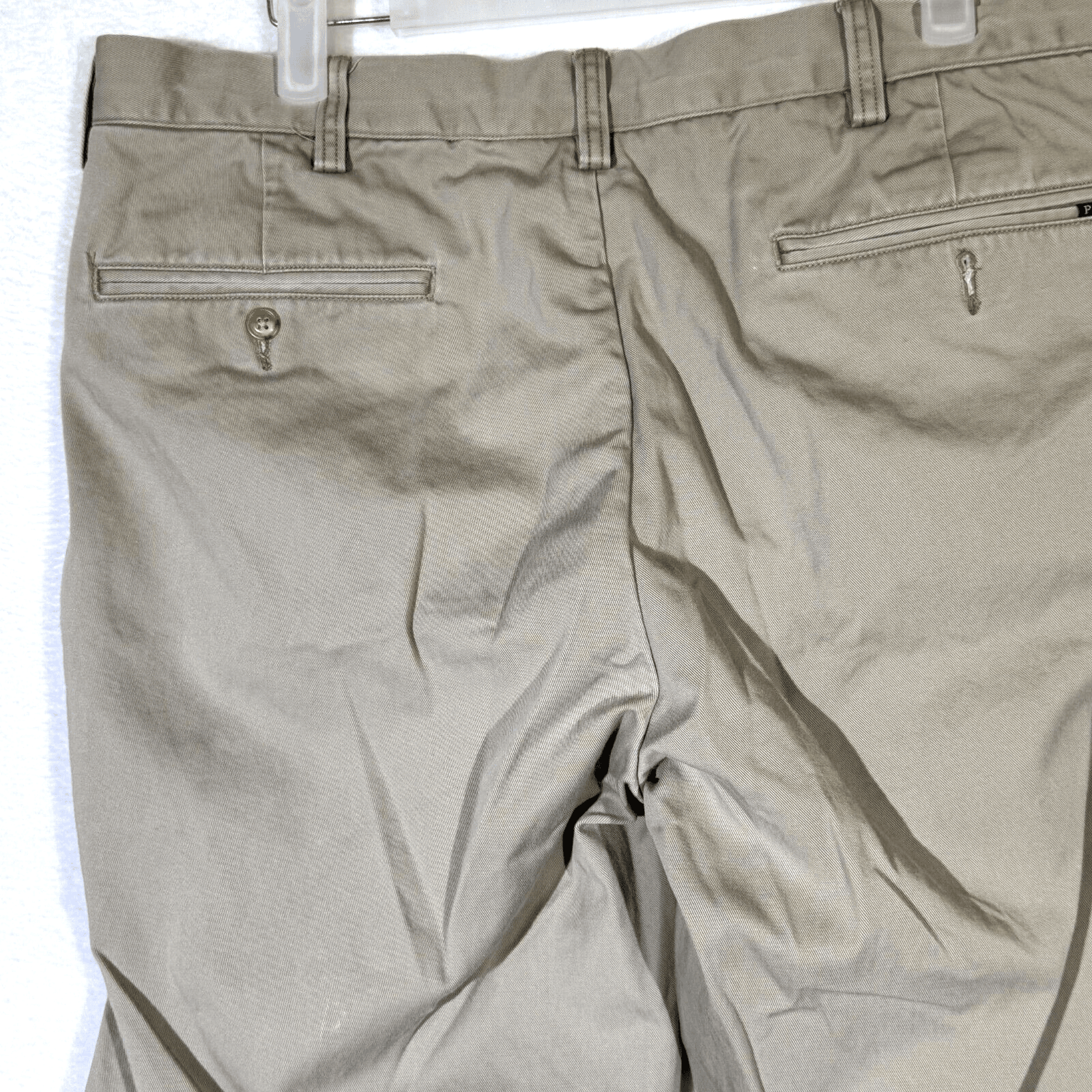 Polo Ralph Lauren Pants Mens 36x30 Beige 100% Cotton Classic Fit Straight Leg - Thumbnail 6