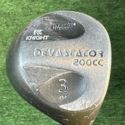 Knight Devastator 3 Wood 15° RH Titanium Insert Distance II Graphite - Image 1