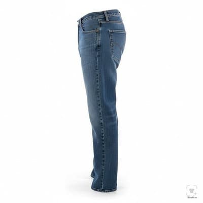 Levis 511 Jeans Mens 38x30 Blue Light Wash Slim Tapered Stretch Denim Zip Fly - Thumbnail 3