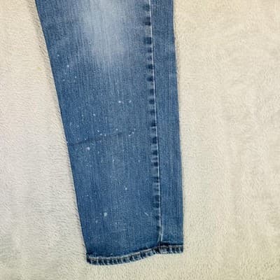 Levis 511 Jeans Mens 38x30 Blue Light Wash Slim Tapered Stretch Denim Zip Fly - Thumbnail 6