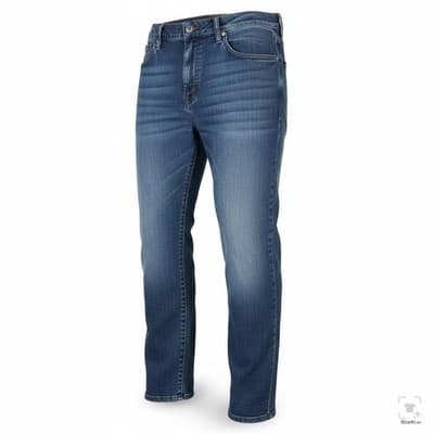 Lucky Brand 221 Original Straight Jeans Mens 40x32 Blue Medium Wash Zip Fly - Thumbnail 2