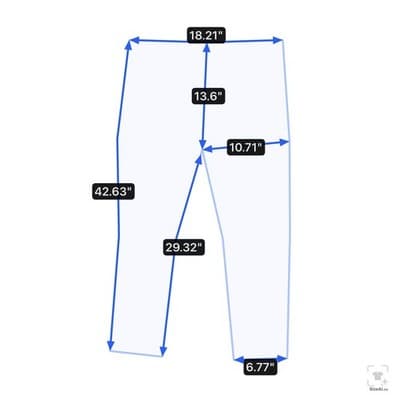 Levis 511 Jeans Mens 38x30 Blue Light Wash Slim Tapered Stretch Denim Zip Fly - Thumbnail 17