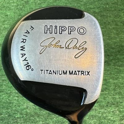 Hippo John Daly Fairway Wood 16° RH Titanium Matrix Power Flex Graphite - Image 1