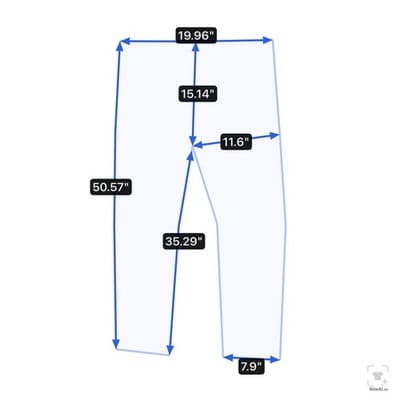 Levis 501 Jeans Mens 40x36 Blue Light Wash Straight Denim Button Fly Regular Fit - Thumbnail 13