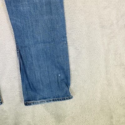 Levis 511 Jeans Mens 38x30 Blue Light Wash Slim Tapered Stretch Denim Zip Fly - Thumbnail 9