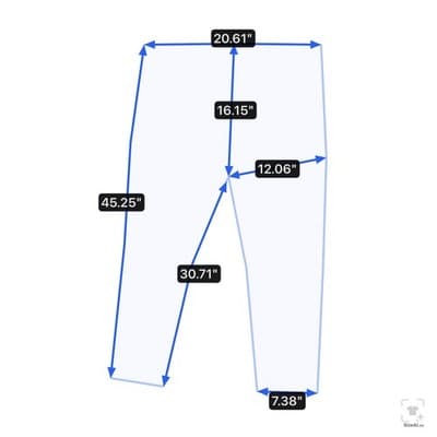 Lucky Brand 221 Original Straight Jeans Mens 40x32 Blue Medium Wash Zip Fly - Thumbnail 14