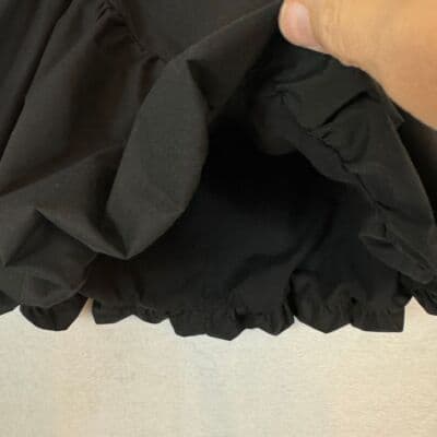 Cider Mini Skirt Women’s M Black Puffy Bottom Polyester Trendy Flare Style W 251 - Thumbnail 3
