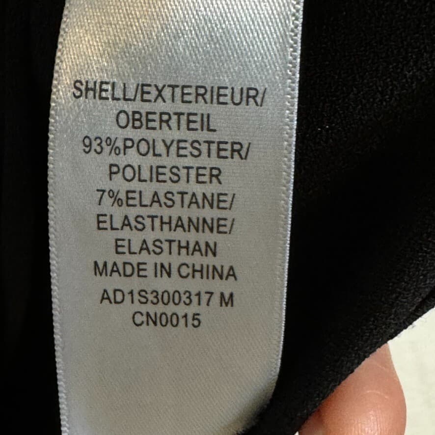 Adrianna Papell Blouse Women's Medium Black Lace Sheer Long Sleeve Top W 350 - Thumbnail 9