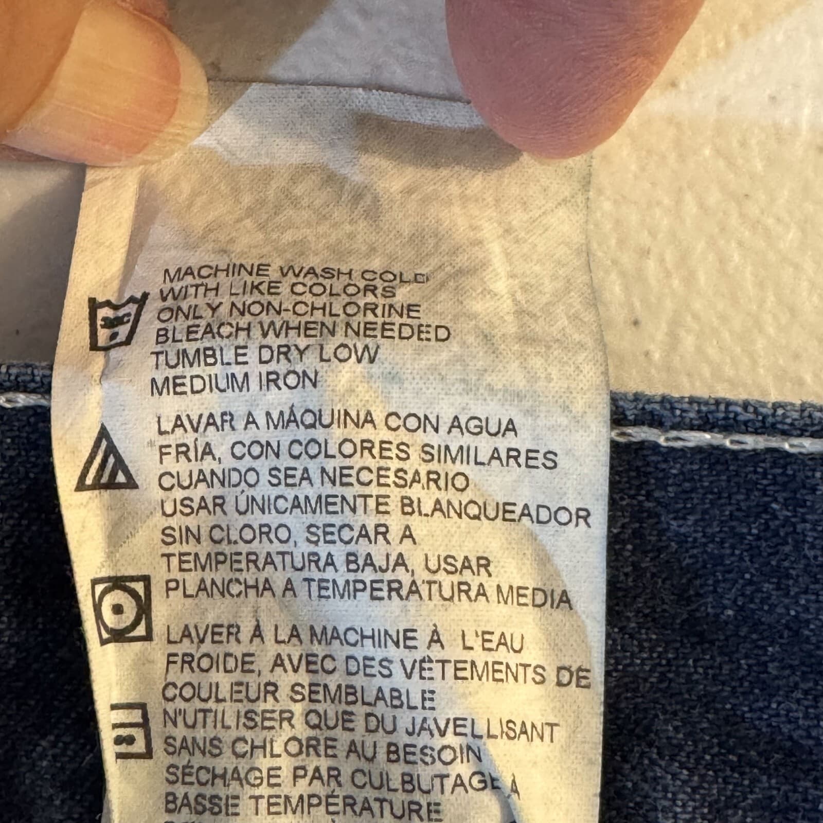 Dickies Carpenter Jeans Men's 32x32 Blue Denim Relaxed Fit Straight Leg - Thumbnail 6