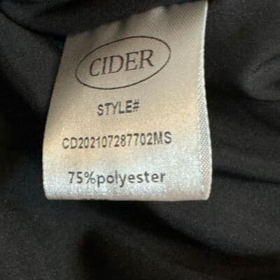 Cider Mini Skirt Women’s M Black Puffy Bottom Polyester Trendy Flare Style W 251 - Thumbnail 5