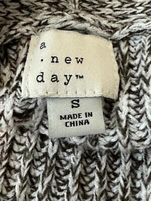A New Day Sweater Women’s S Long Waisted Cardigan Style Knit Cozy Layer W188 - Thumbnail 5