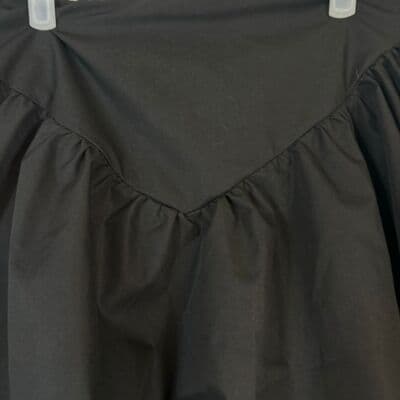 Cider Mini Skirt Women’s M Black Puffy Bottom Polyester Trendy Flare Style W 251 - Thumbnail 4