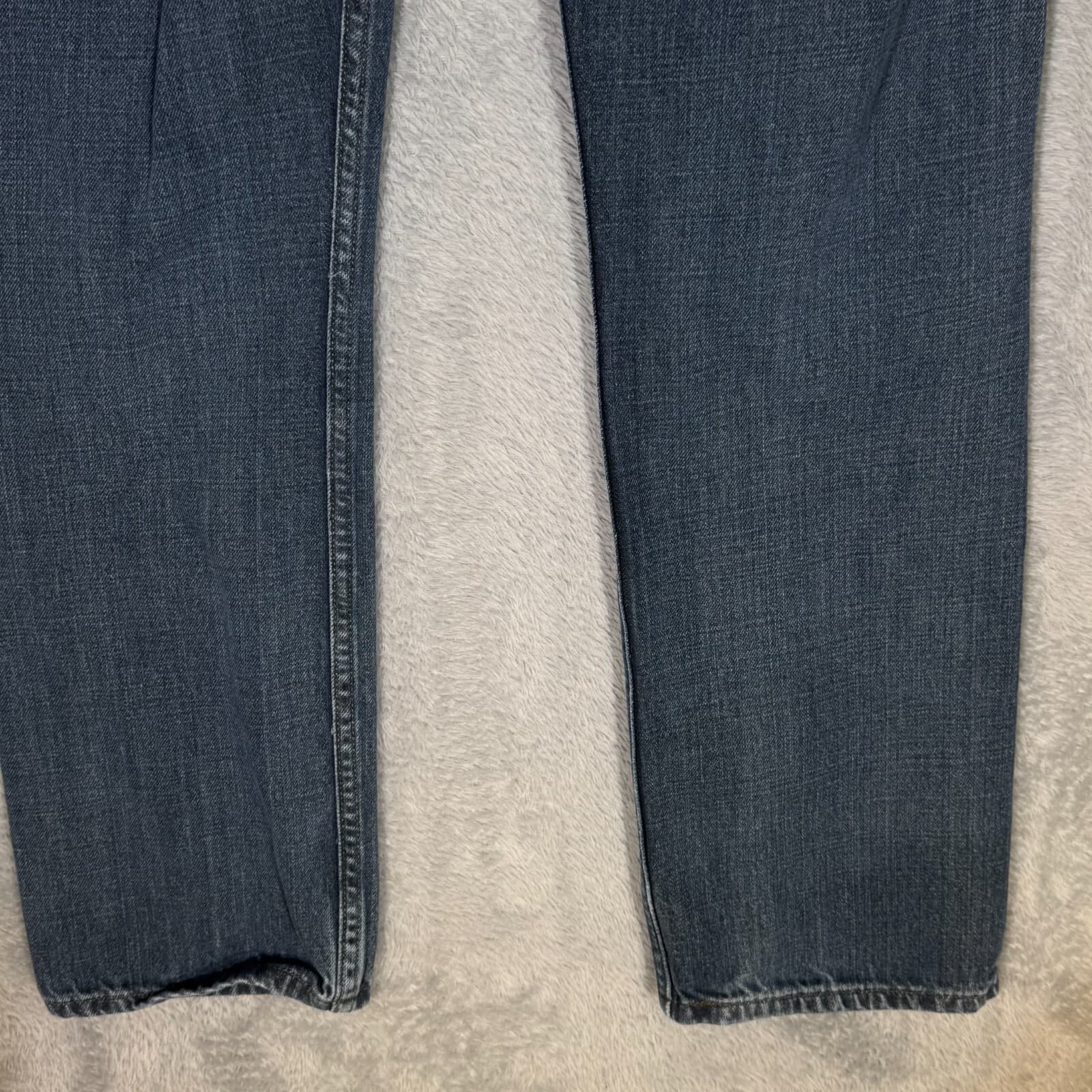 Levi's 514 Boy's Jeans 16 Reg 28 X 28 Blue Denim Cotton Mid-Rise Straight M1393 - Thumbnail 11