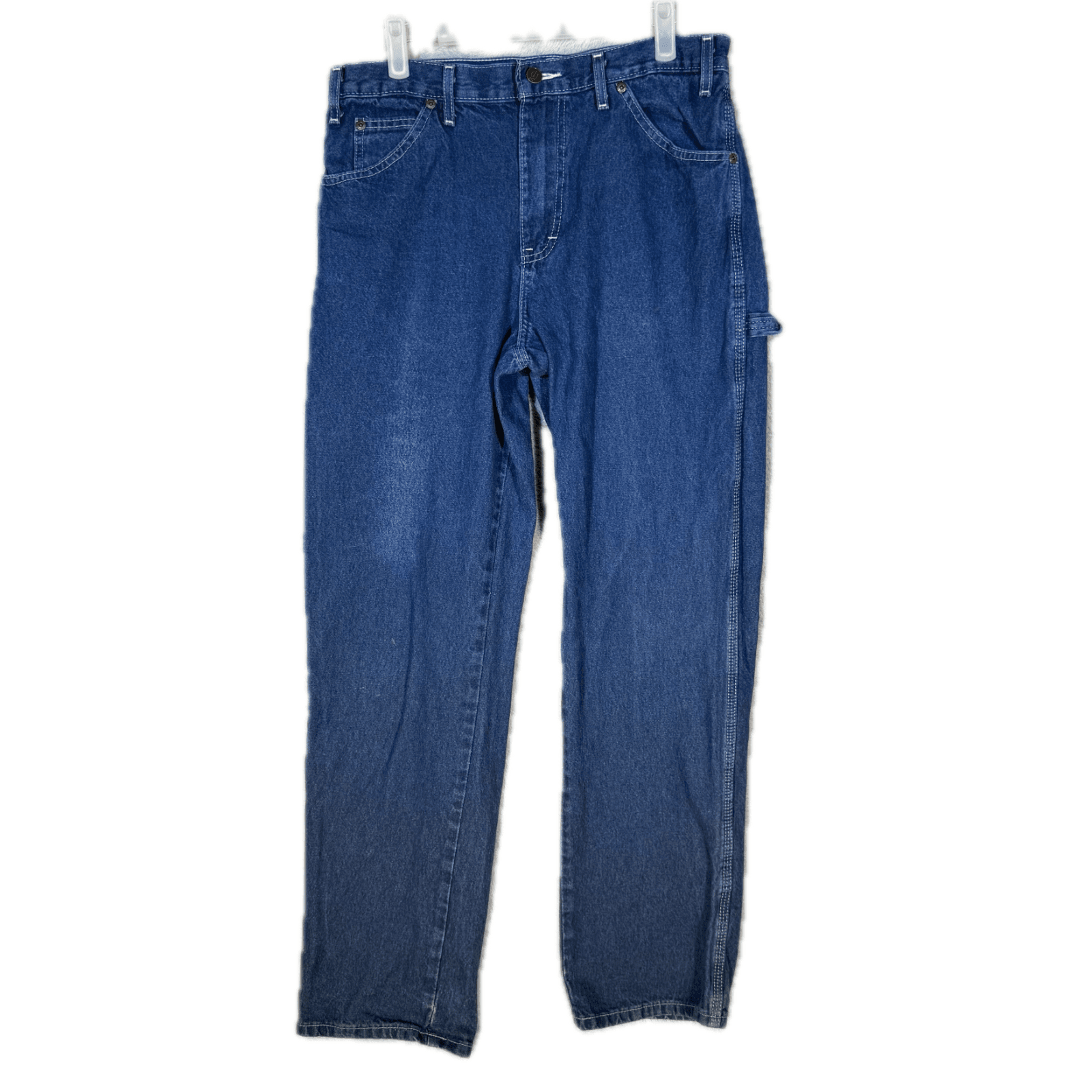 Dickies Carpenter Jeans Men's 32x32 Blue Denim Relaxed Fit Straight Leg - Image 1