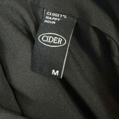 Cider Mini Skirt Women’s M Black Puffy Bottom Polyester Trendy Flare Style W 251 - Thumbnail 7