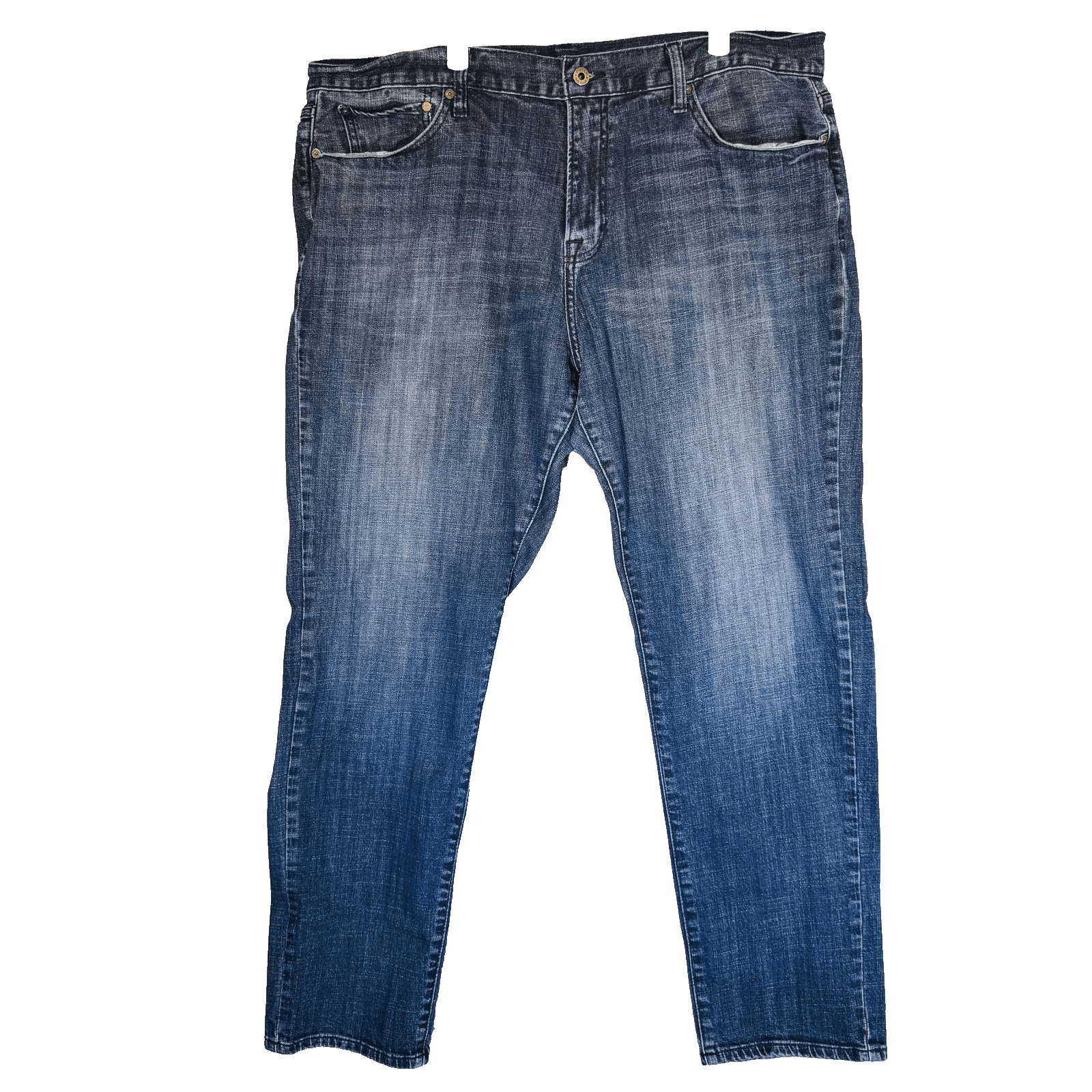 Lucky Brand 221 Original Straight Jeans Mens 40x32 Blue Medium Wash Zip Fly - Thumbnail 5