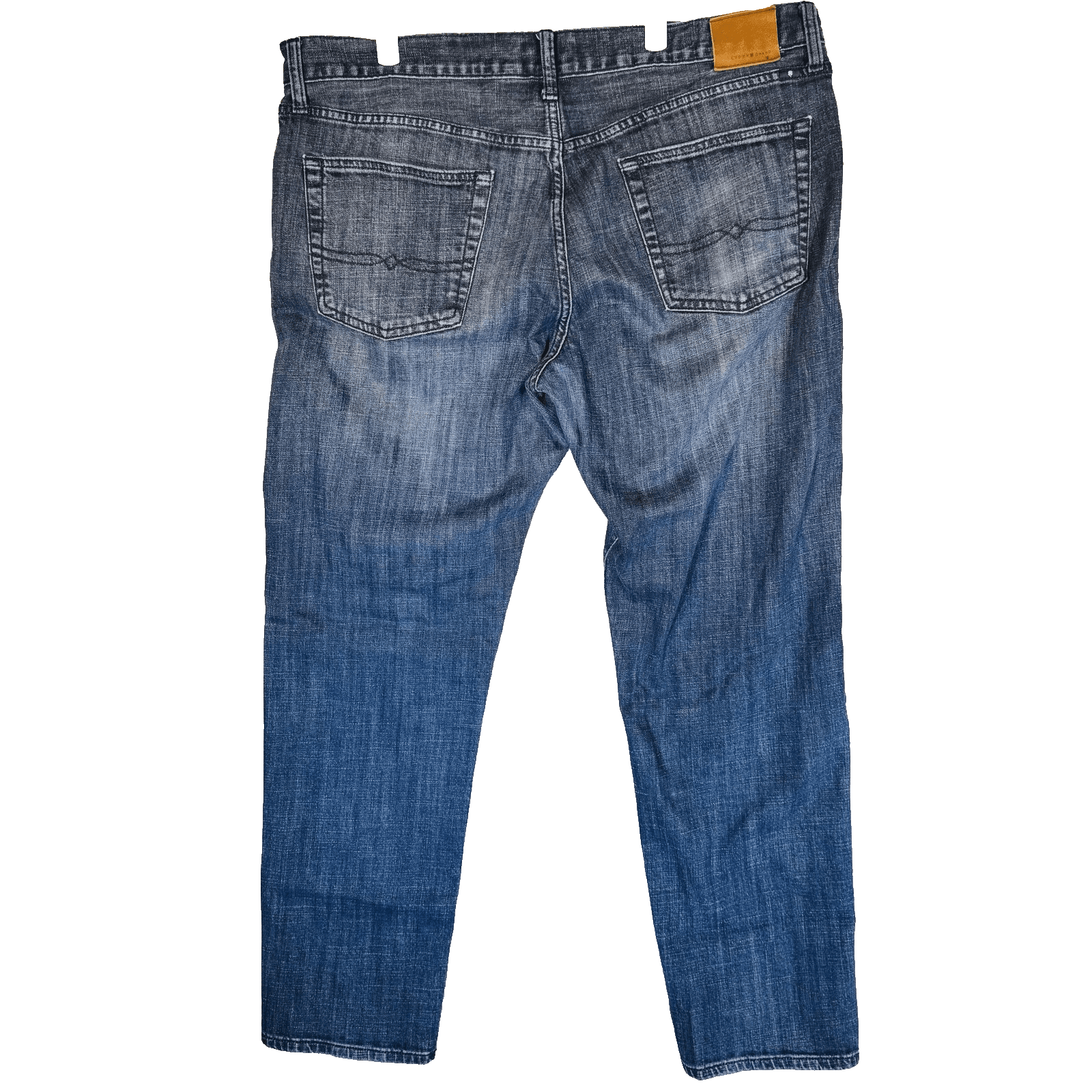 Lucky Brand 221 Original Straight Jeans Mens 40x32 Blue Medium Wash Zip Fly - Thumbnail 6