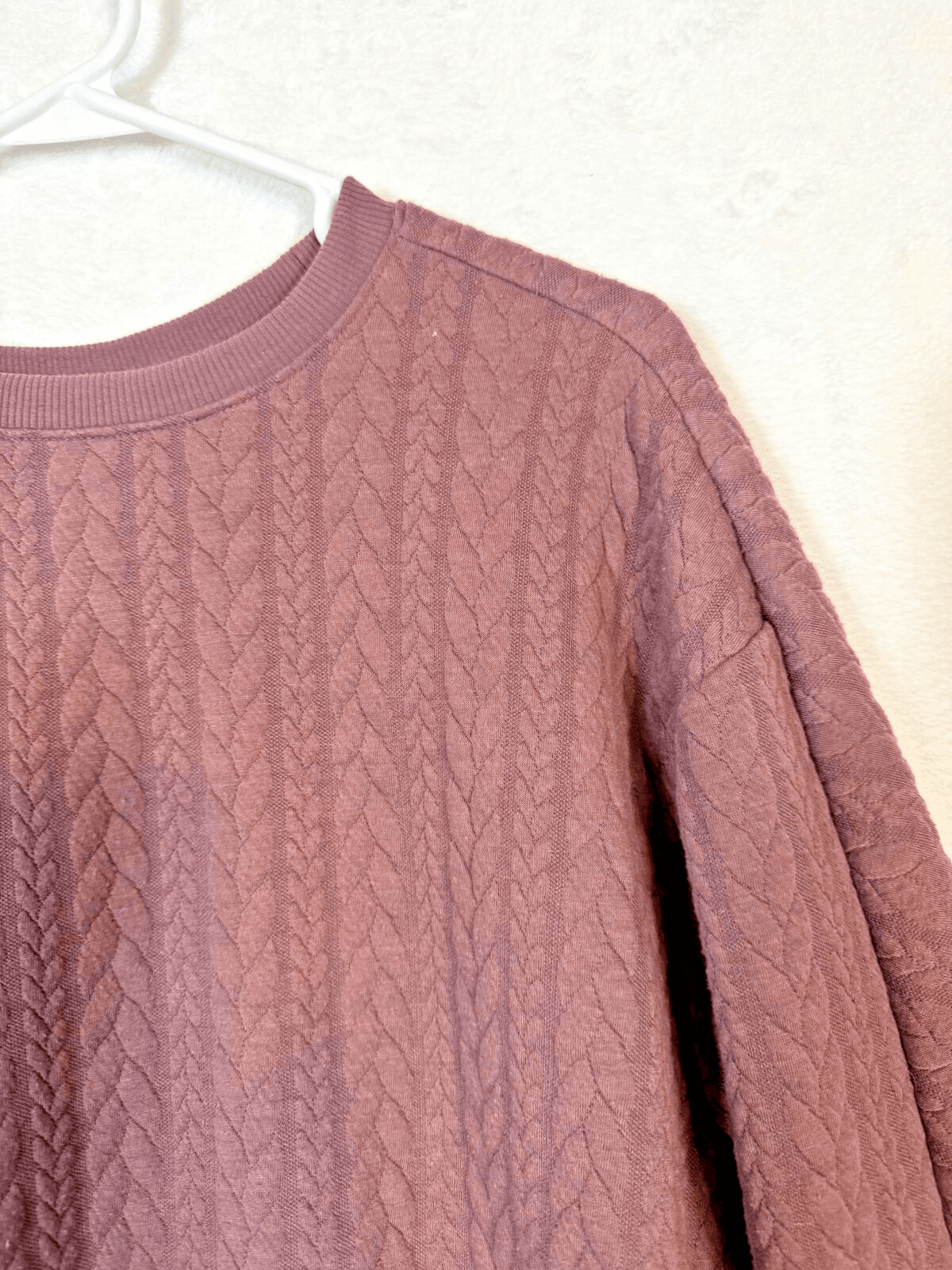 A New Day Women’s Mauve Crew Neck Sweater Size S Waist-Length, Long Sleeve W 185 - Thumbnail 4