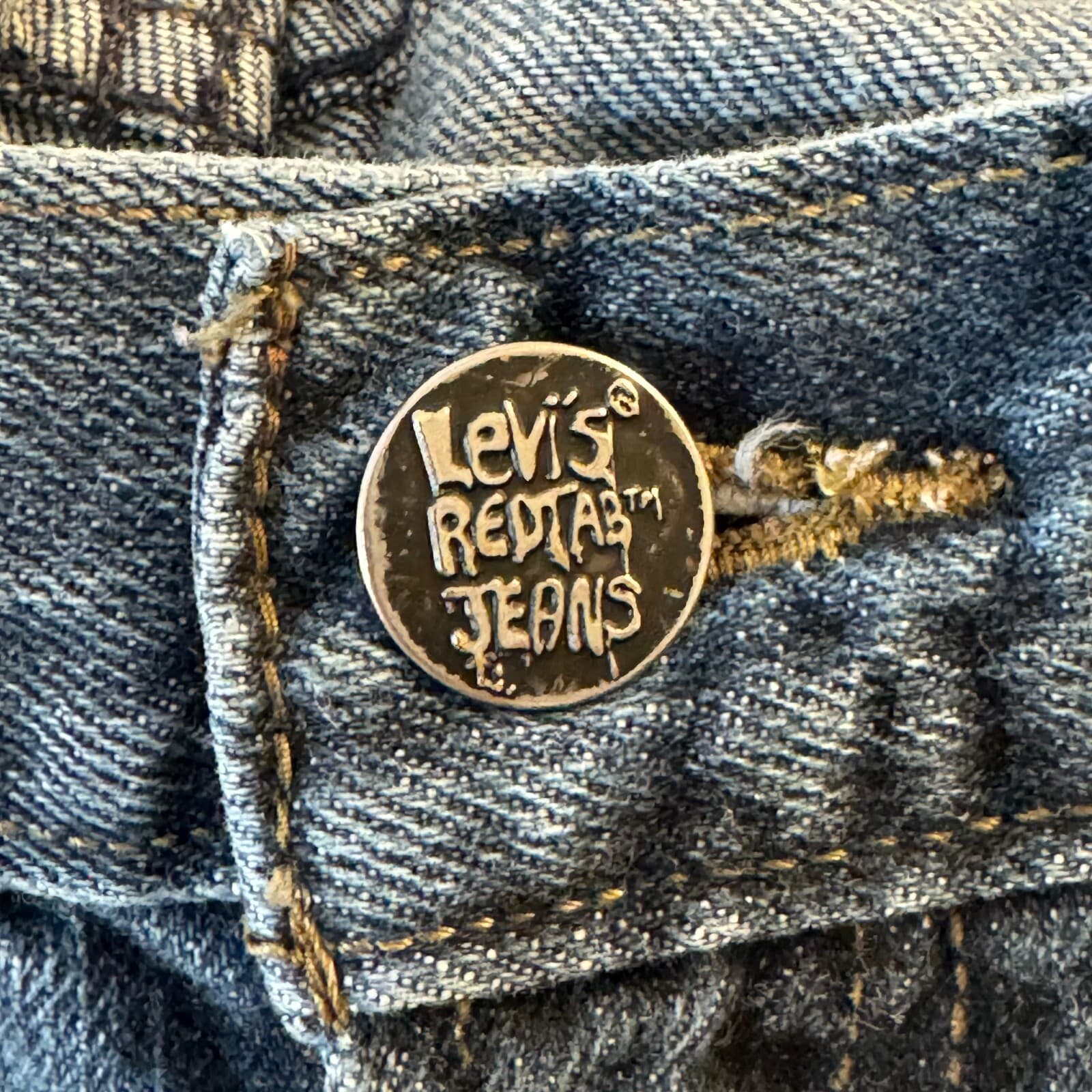 Levi's 514 Boy's Jeans 16 Reg 28 X 28 Blue Denim Cotton Mid-Rise Straight M1393 - Thumbnail 16