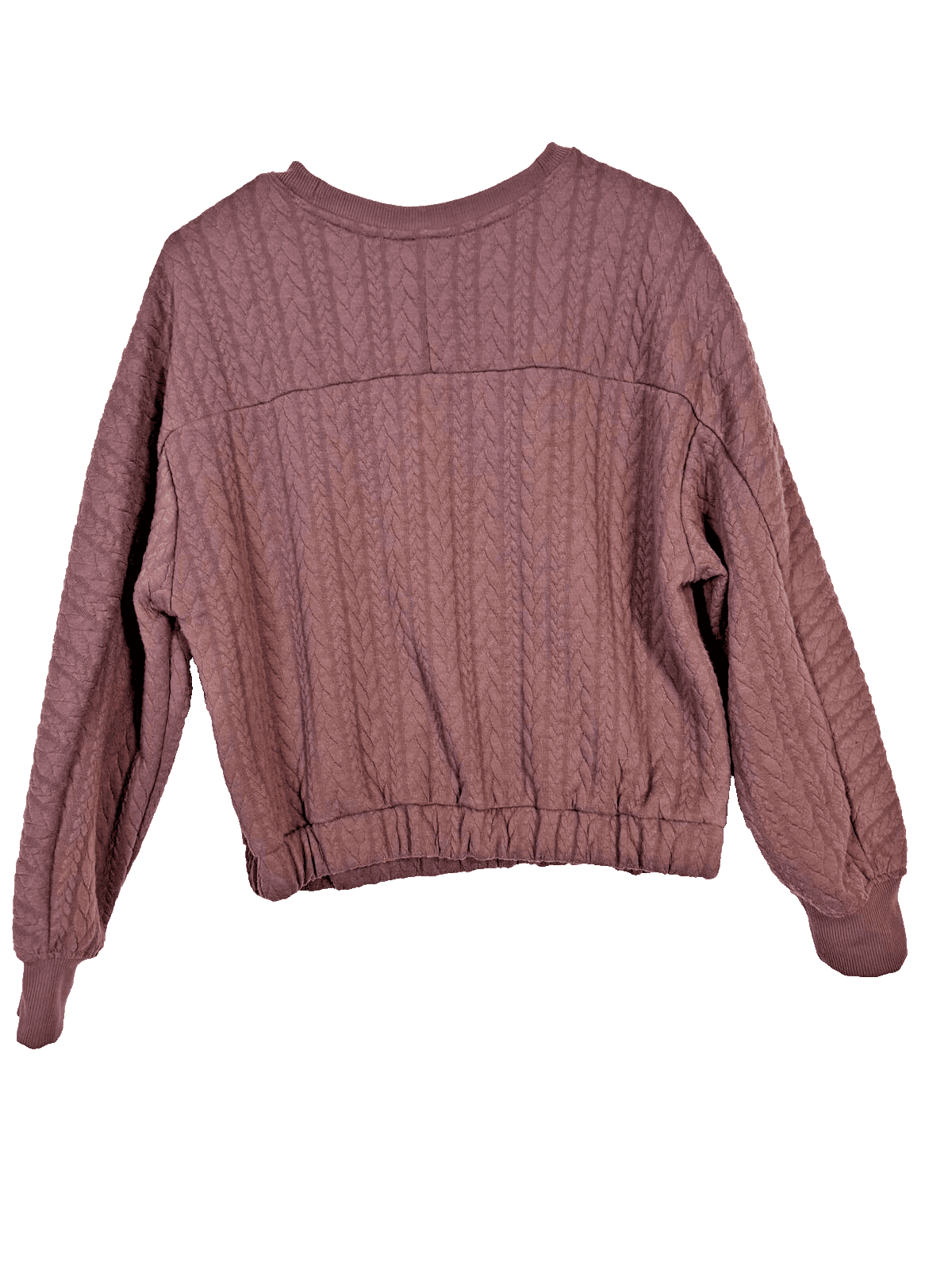 A New Day Women’s Mauve Crew Neck Sweater Size S Waist-Length, Long Sleeve W 185 - Thumbnail 2