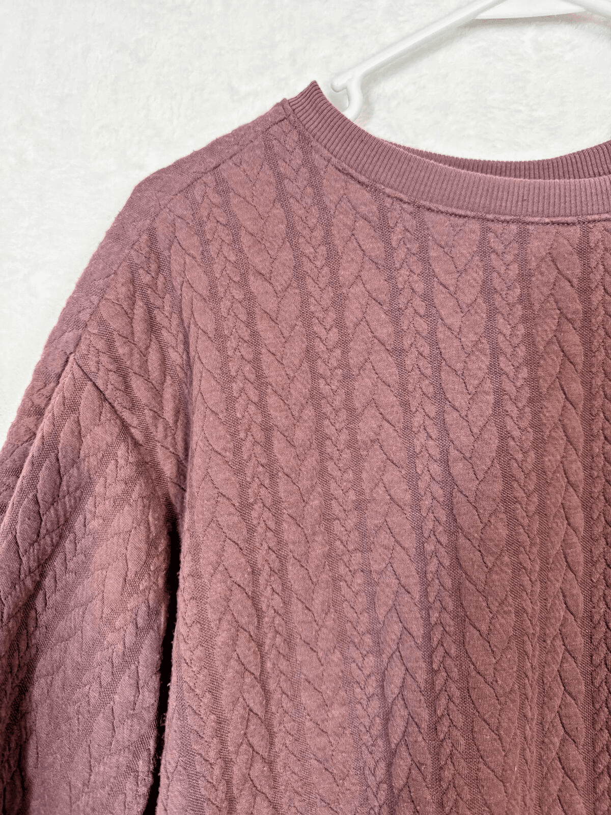 A New Day Women’s Mauve Crew Neck Sweater Size S Waist-Length, Long Sleeve W 185 - Thumbnail 3