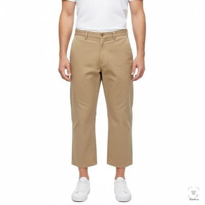Dickies Pants Mens M 34x32 Beige Carpenter Twill Relaxed Polyester Blend - Thumbnail 4