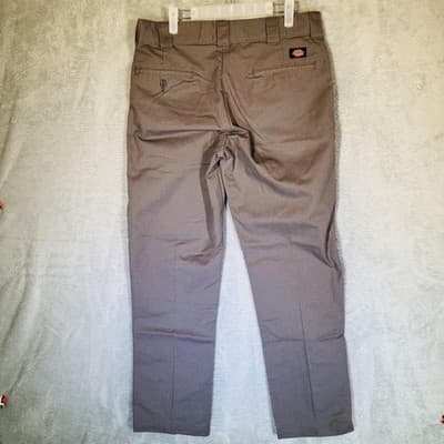 Dickies Carpenter Pants Mens 34x32 Brown Twill Polyester Cotton Workwear - Thumbnail 6