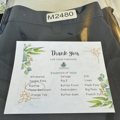 Carhartt Pants Mens 30x29 Navy Ripstop Relaxed Fit Workwear Outdoor Utility - Thumbnail 8