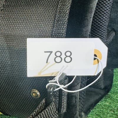 Golf Cart Bag Black 6-Way Divider 5 Pockets Mens Large Nylon Zip Carry System - Thumbnail 8