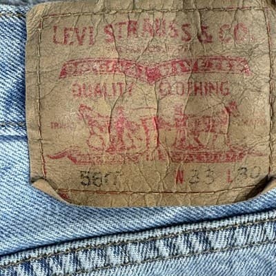 Vintage Levis 560 Jeans Mens 33x30 Comfort Fit Relaxed Tapered Denim Y2K 90s - Thumbnail 5