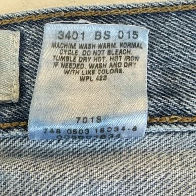 Vintage Levis 560 Jeans Mens 33x30 Comfort Fit Relaxed Tapered Denim Y2K 90s - Thumbnail 8