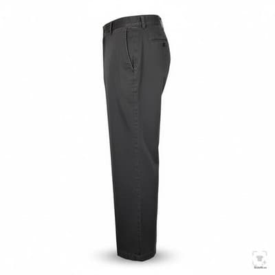 Dickies Pants Boys 4 40x25 Gray Chino Relaxed Twill Polycotton Zip Mexico - Thumbnail 3