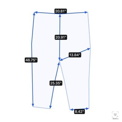 Dickies Pants Boys 4 40x25 Gray Chino Relaxed Twill Polycotton Zip Mexico - Thumbnail 12