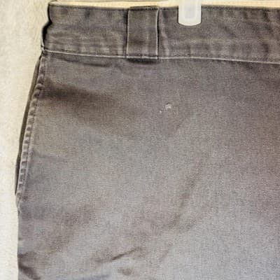 Dickies Pants Boys 4 40x25 Gray Chino Relaxed Twill Polycotton Zip Mexico - Thumbnail 6