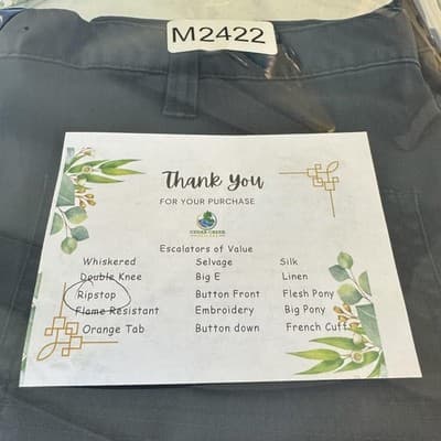 Carhartt Ripstop Pants Mens 38x30 Navy Relaxed Fit Cargo Utility Workwear Good - Thumbnail 11