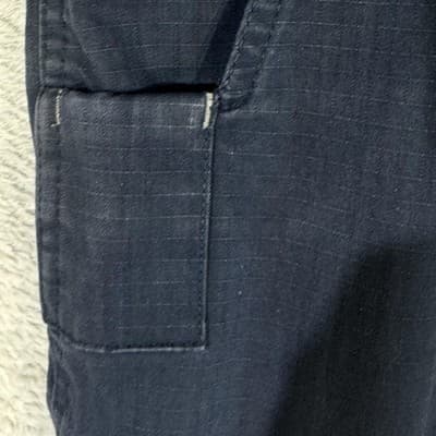 Carhartt Ripstop Pants Mens 38x30 Navy Relaxed Fit Cargo Utility Workwear Good - Thumbnail 6