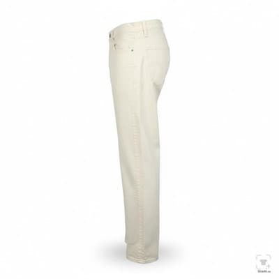 Levis 514 Jeans Mens 33x30 White Straight Mid Rise Stretch Denim Zip Fly - Thumbnail 3