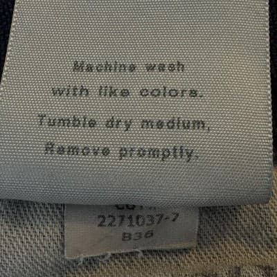 Carhartt Pants Mens 34x28 Navy Dungaree Fit Carpenter Workwear Utility - Thumbnail 7