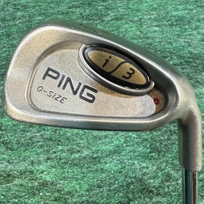 Ping i3 O-Size 9 Iron Red Dot JZ Stiff Steel Shaft RH Golf Club - Image 1