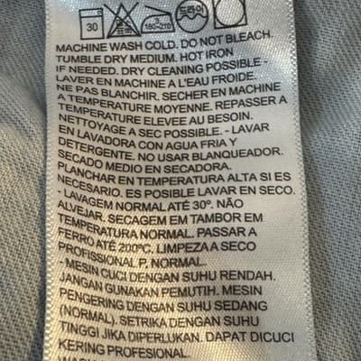 Levis 550 Jeans Mens 38x33 (38x34) Blue Medium Wash Relaxed Tapered Leg Denim - Thumbnail 6