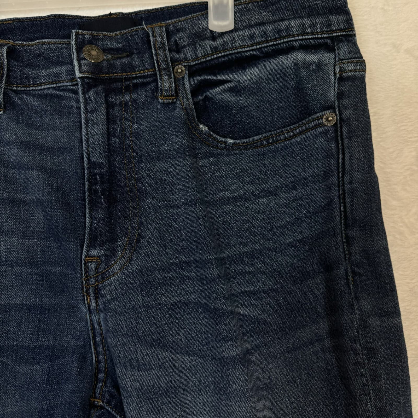 J.Crew Jeans Mens 31x30 Mid-Rise Straight Leg Denim Blue Classic 5-Pocket Casual - Thumbnail 5