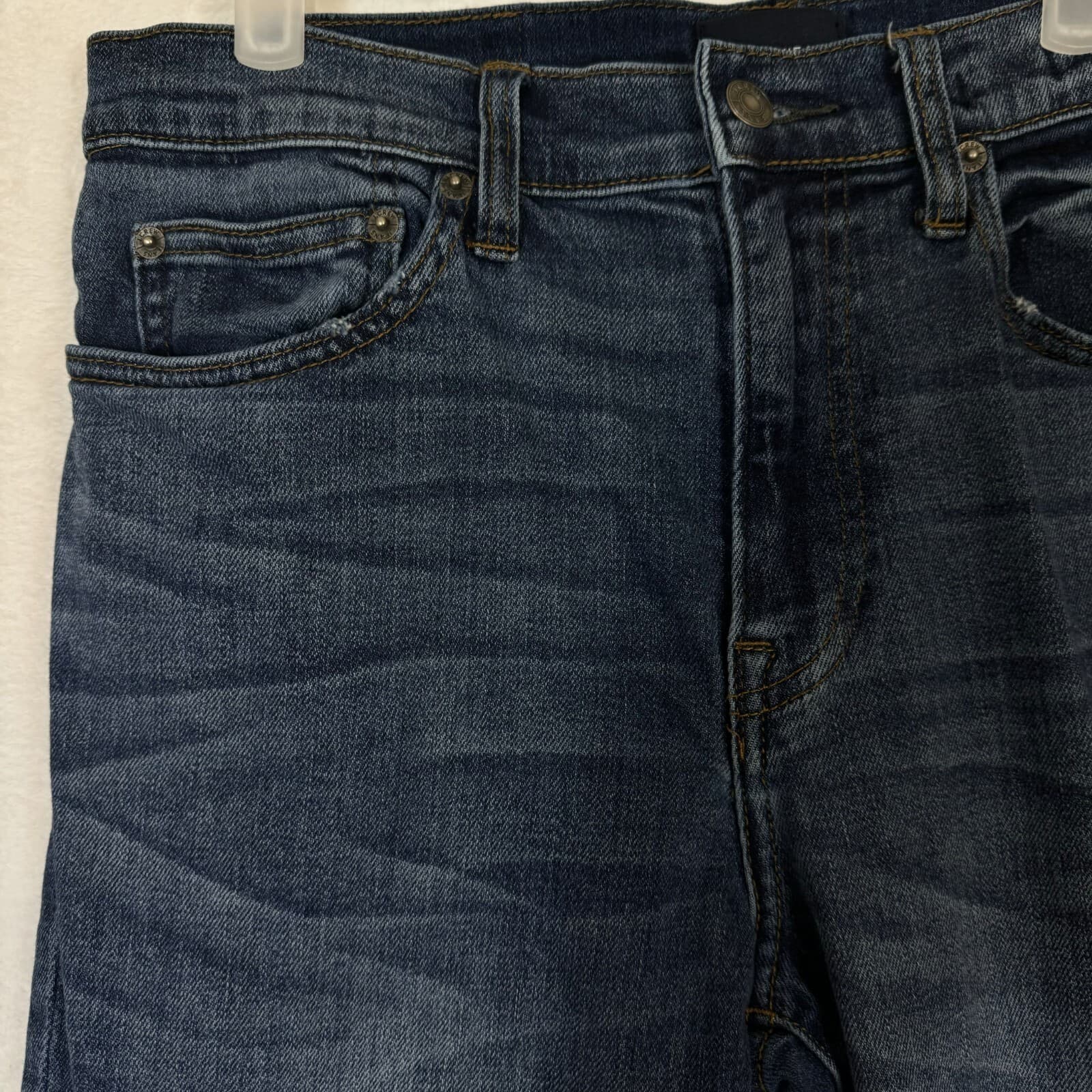 J.Crew Jeans Mens 31x30 Mid-Rise Straight Leg Denim Blue Classic 5-Pocket Casual - Thumbnail 4