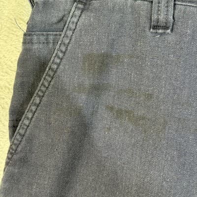 Carhartt Pants Mens 36x27 Navy Relaxed Dungaree Fit Carpenter Workwear Utility - Thumbnail 4