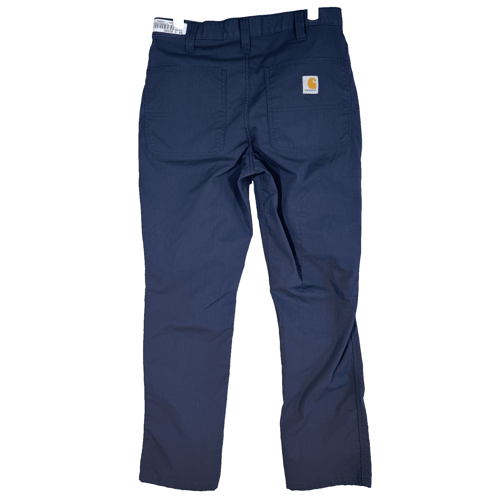 Carhartt Pants Mens 30x30 Navy Blue Relaxed Fit Ripstop Work Zip Pocket Outdoor - Thumbnail 2