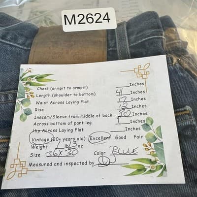 Vintage Levis 550 Jeans Mens 36x30 Blue Denim Relaxed Tapered Fit Whiskered 90s - Thumbnail 7